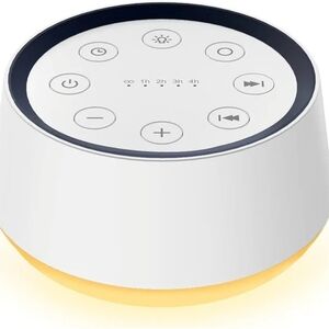 🏆HP Pick! NWT! Olight White brown Noise sleep machine night light sounds